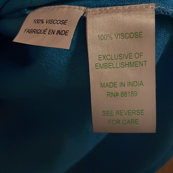 Blue beaded lily Pulitzer top - Picture 5 of 7